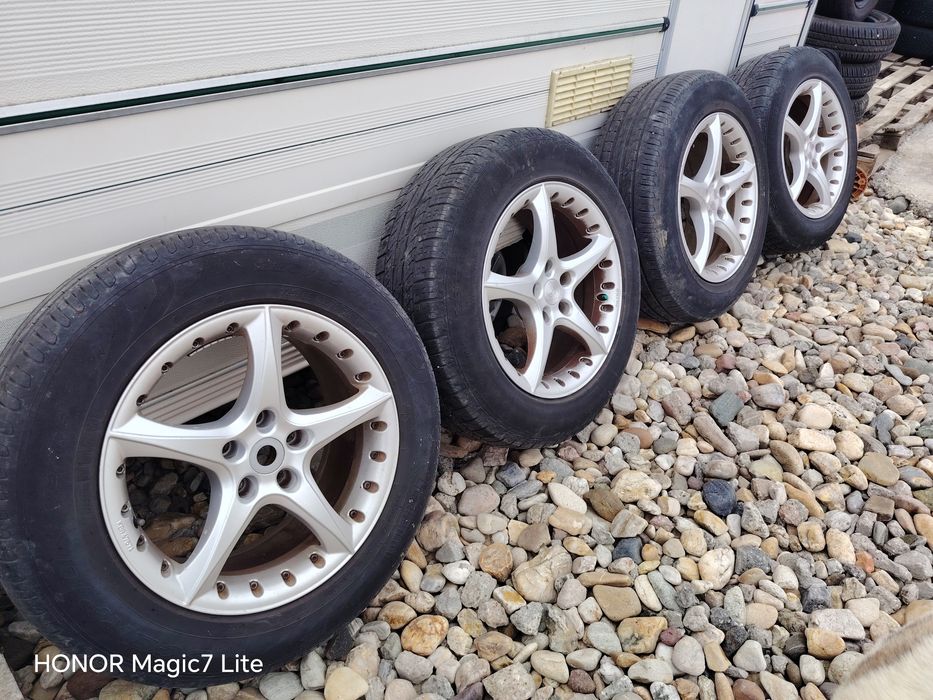 Jante aliaj 5x114,3  R17 Toyota Nissan  + anvelope  225/65R17