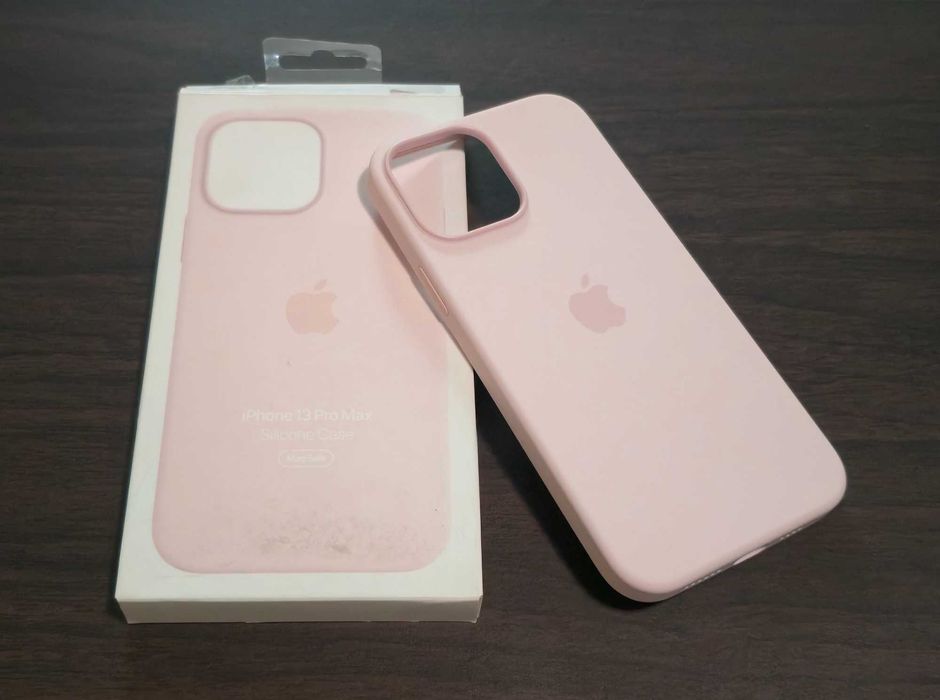 Husa silicon originala Apple Silicone Case Magsafe iPhone 13 Pro Max