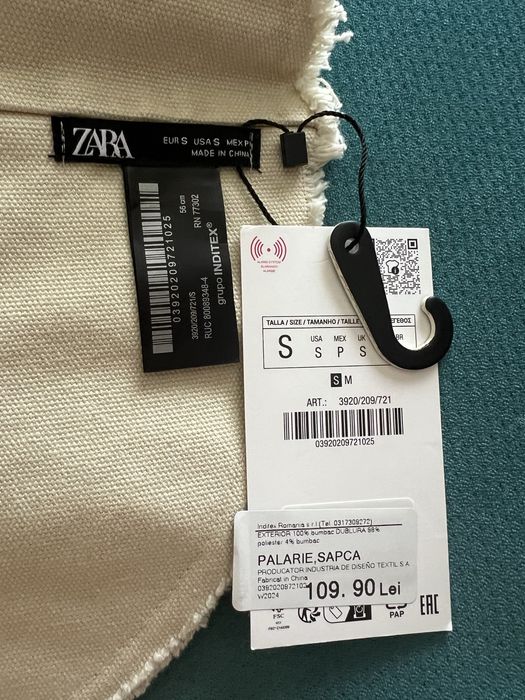 Palarie Zara Noua cu eticheta  S