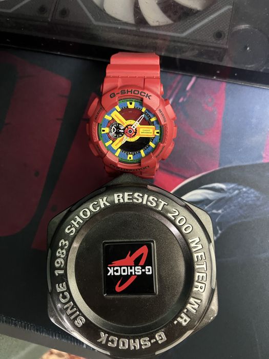 Casio G-Schok Red