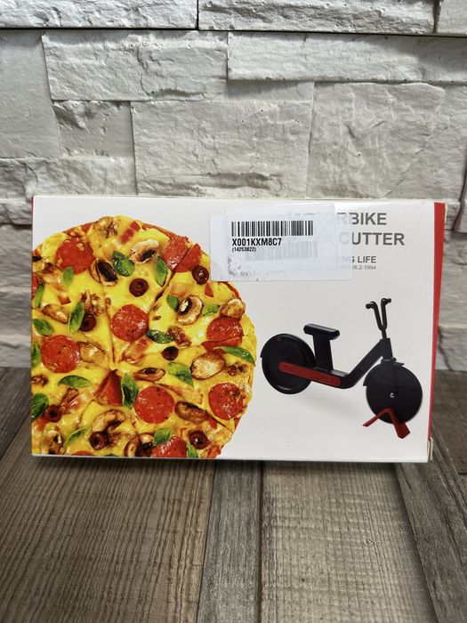 Rola de taiat pizza in forma de bicicleta
