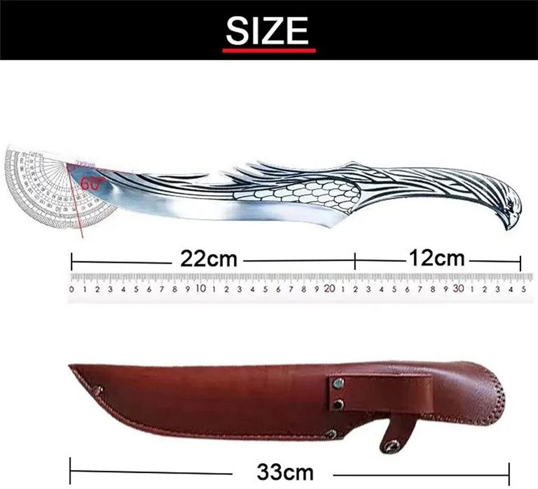 Professional Chef's Knife Kitchen Knife Sharp 22 cm + 12 cm Hand-Forged Boning Knife/ cutit profesional80