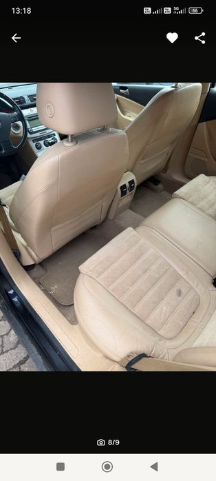 Față completă bot VW Passat B6 negru LC9X bară faruri trager radiatoare capotă