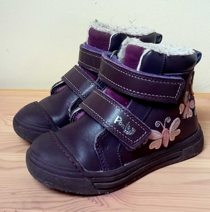 Ghete Ponte20 îmblănite water repellent din piele naturala mărimea 25