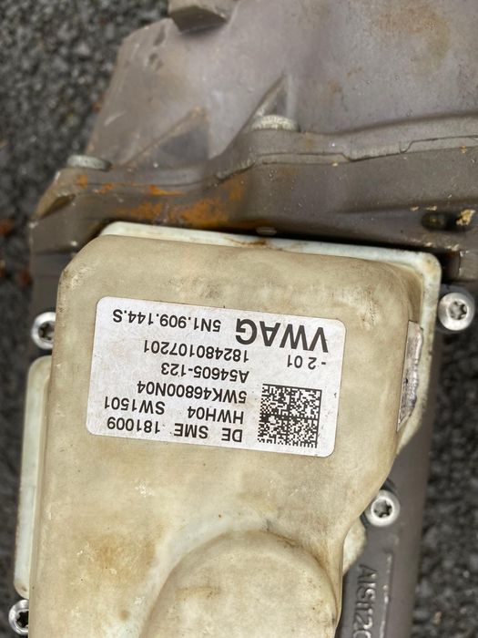 Casetă de direcție WV defectă