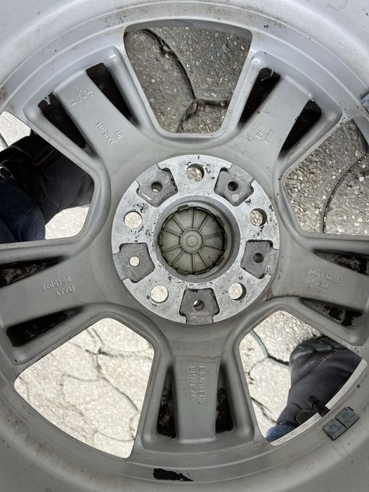 Jante aliaj 5x120mm, anvelope vara 225/40 R18, BMW E46 E90 E91 E81 E87