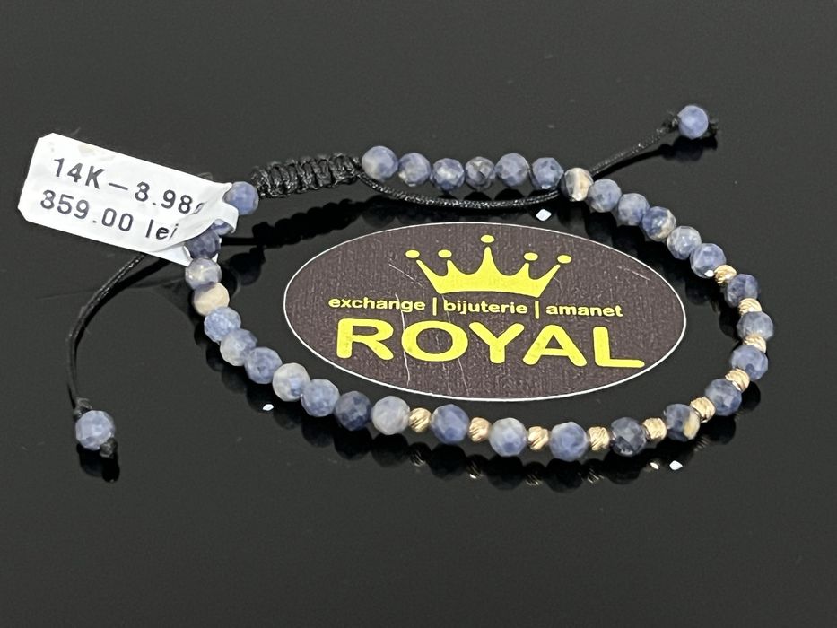 Bijuteria Royal CB : Bratara snur bile aur 14k 3,98 grame