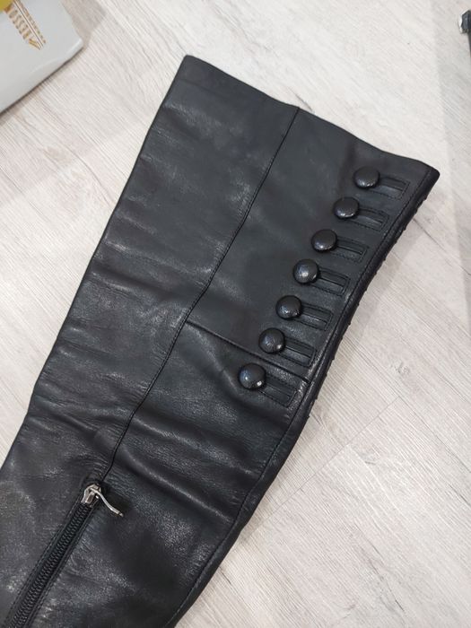 Новые ботфорты, натуральная кожа