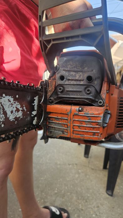 Husqvarna 365 нова бубина нова свещ