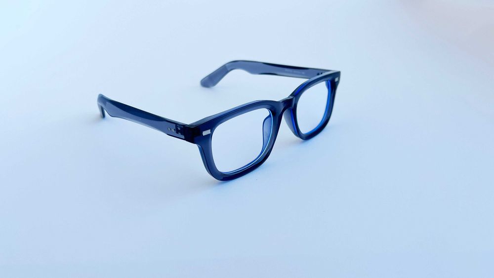 Ochelari de soare Moscot Klutz Style - Ochelari Dreptunghiulari Negri