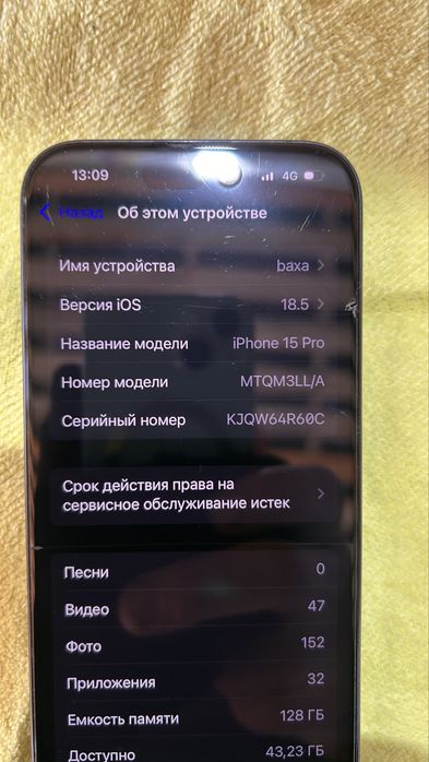 Iphone 15 pro 128гб