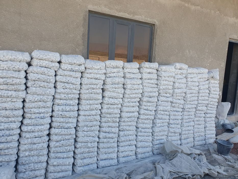 Декоратив ландшафтни белый камен галка