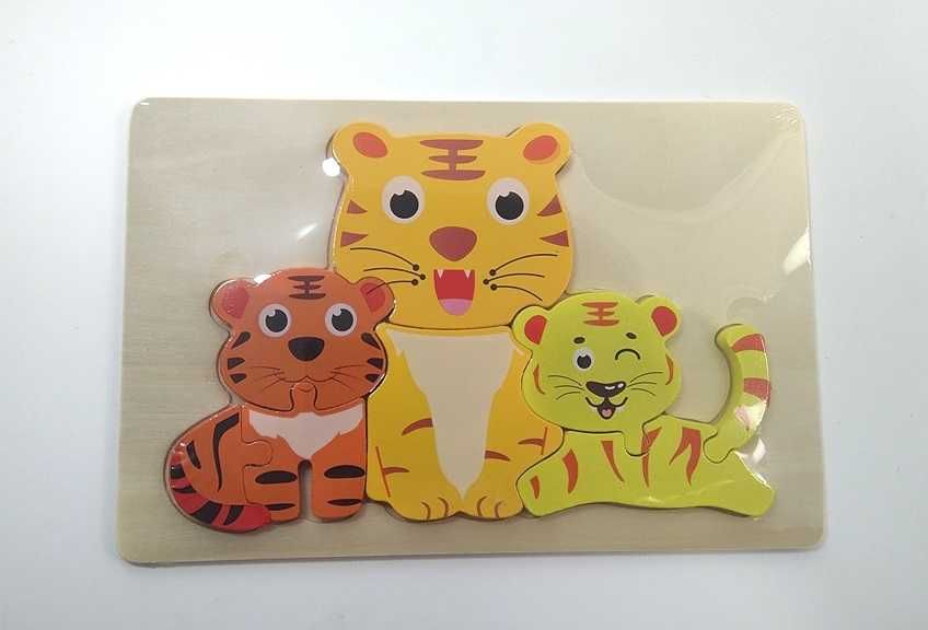 Осем Модела Дървени Пъзели на Животни - всички дървени играчки