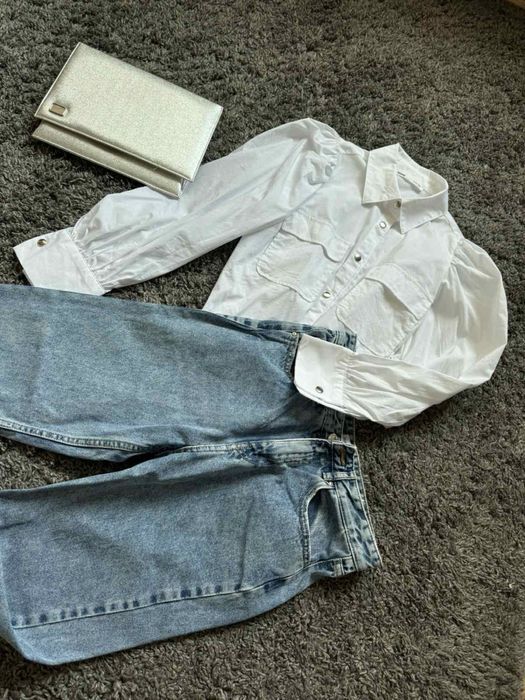 Сет дънки, риза и чанта