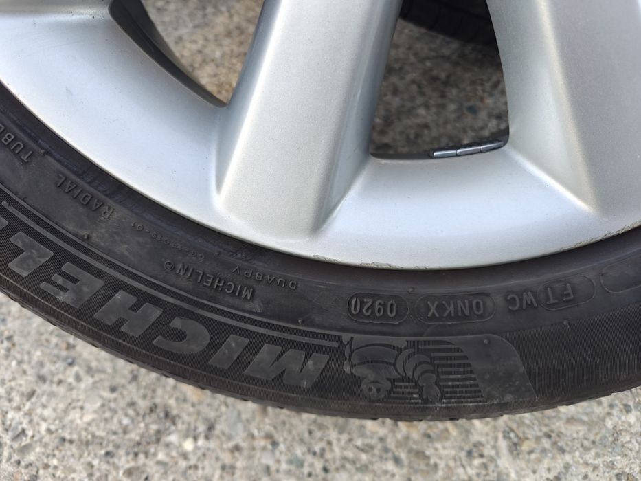 Jante Toyota 5x100mm, R16, Diametru gaura de centrare 54.1mm, ET45, 6 1/2  Cauciucuri vara Michelin Primacy 4 205 55 R16  echilibrate