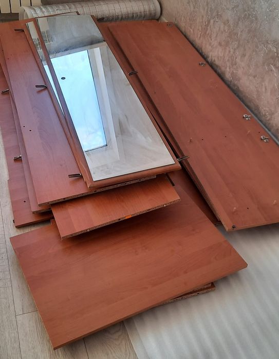 Продам кровать и шкаф  бу