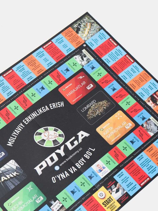 POYGA (CashFlow) - moliyaviy bilimlar stol o'yini.