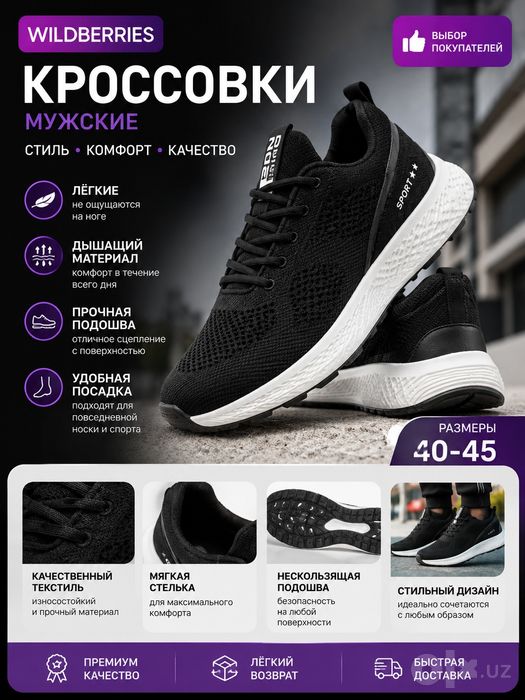 ИНФОГРАФИКА для Uzum Market, Wildberries, Ozon и Т.Д