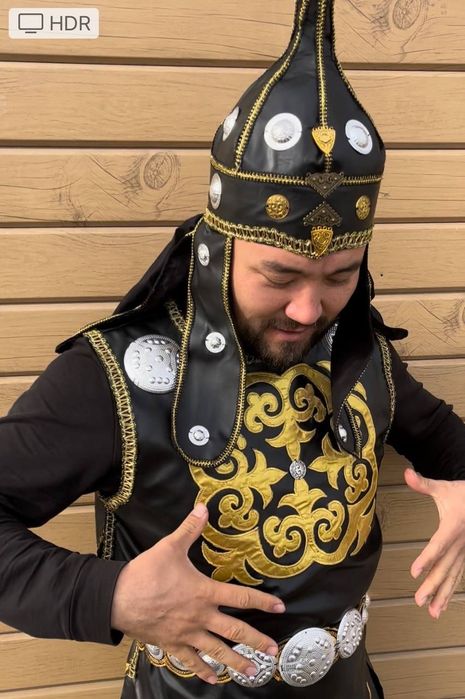 Национальный костюм воина мужской