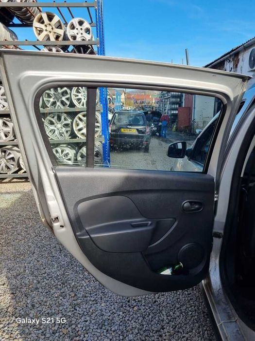 Usa Stanga Spate Dacia Sandero 2 Stepway 2012 - 2016 SUV 4 Usi PLATINUM SILVER Ted69 ...