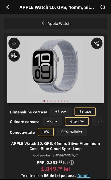 Apple watch seria 10