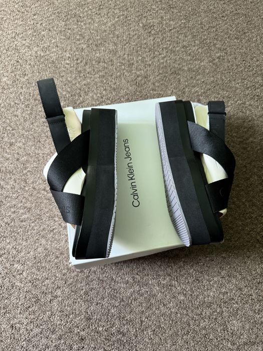 Calvin Klein Jeans sandale FLATFORM SANDAL SLING IN