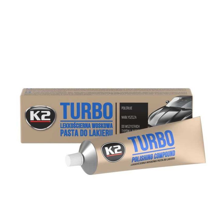 Полироль для устранения паутинки царапин на кузове K2 TURBO WAX