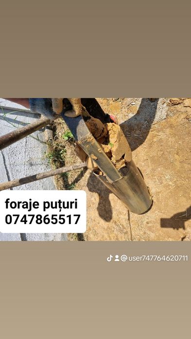 Executam puturi de mica si mare adancime in toata tara