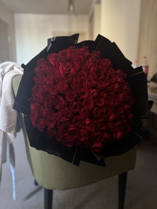 Цветы свежий 101 шт роза