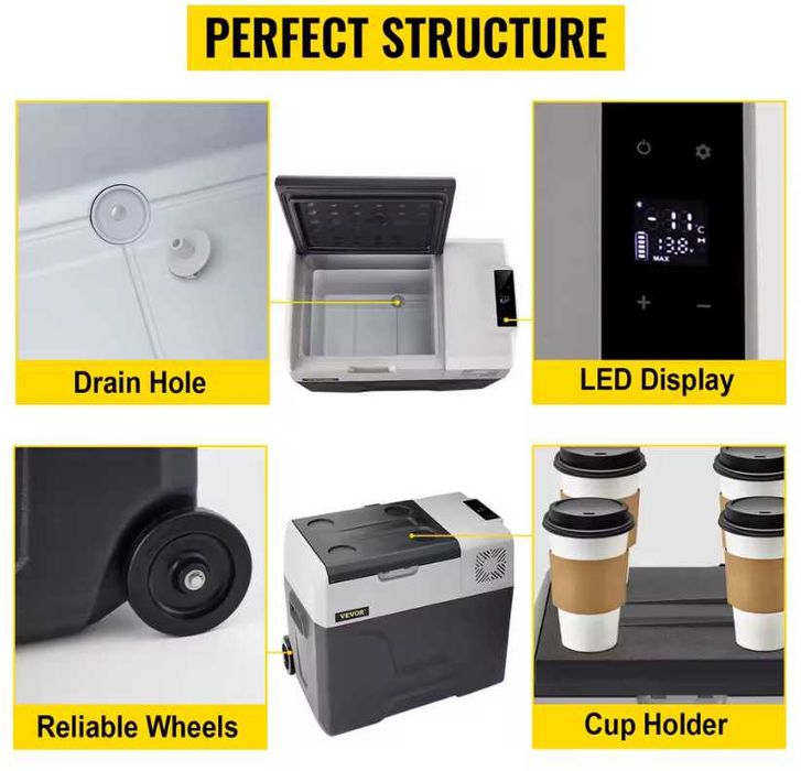 Мобилен Компресорен  Хладилник /Фризер  30 Литра