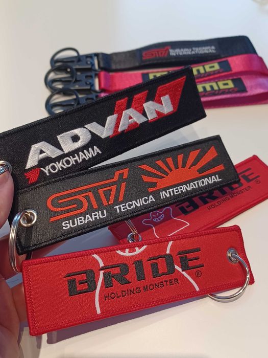 Ключодържател автомото Honda REPSOL Motul RECARO STI HKS Sparco връзки