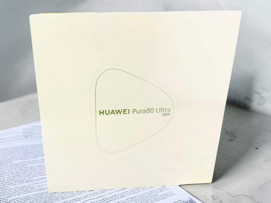 НОВ! Huawei Pura 80 Ultra 512GB 16RAM Golden Black 3г. Гаранция!