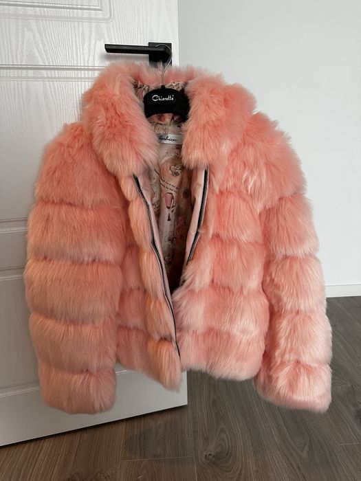 Blană artificială roz