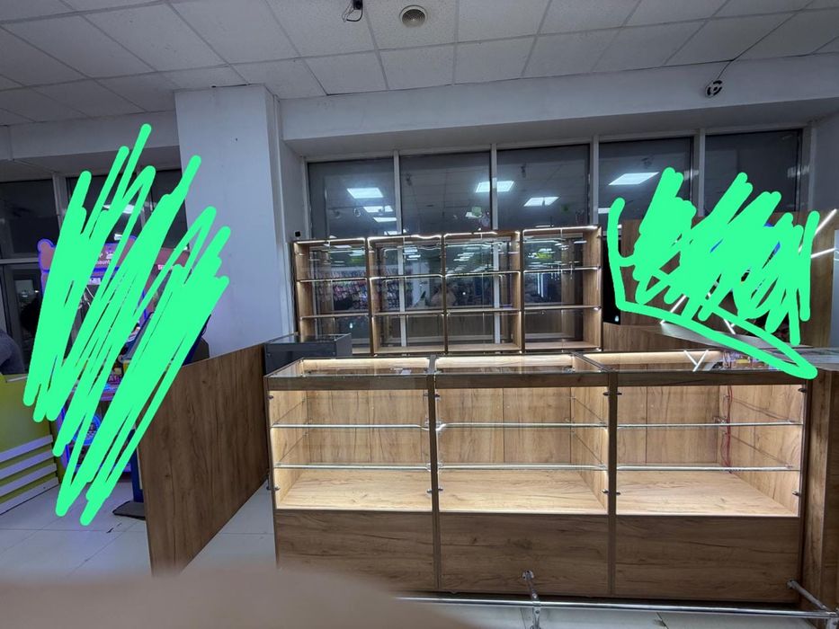 Витрины шириной 2метра и 3метра