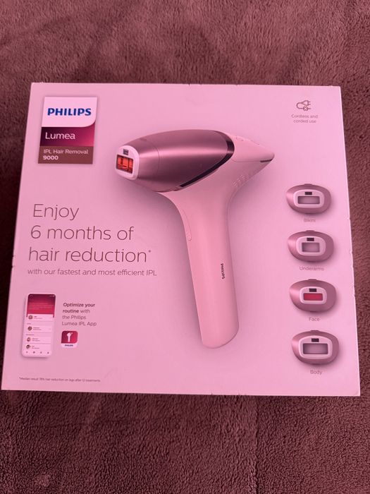 Фотоепилатор PHILIPS BRI958/00, lumea ipl hair removal 9000