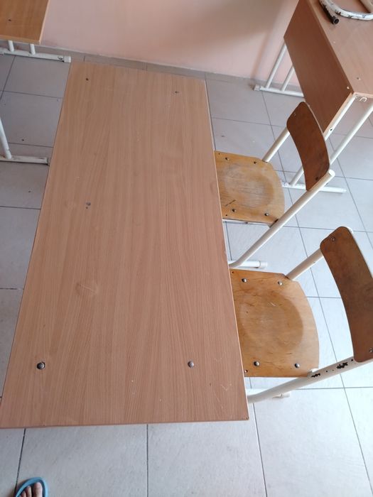 Школьные Парты со стульями2