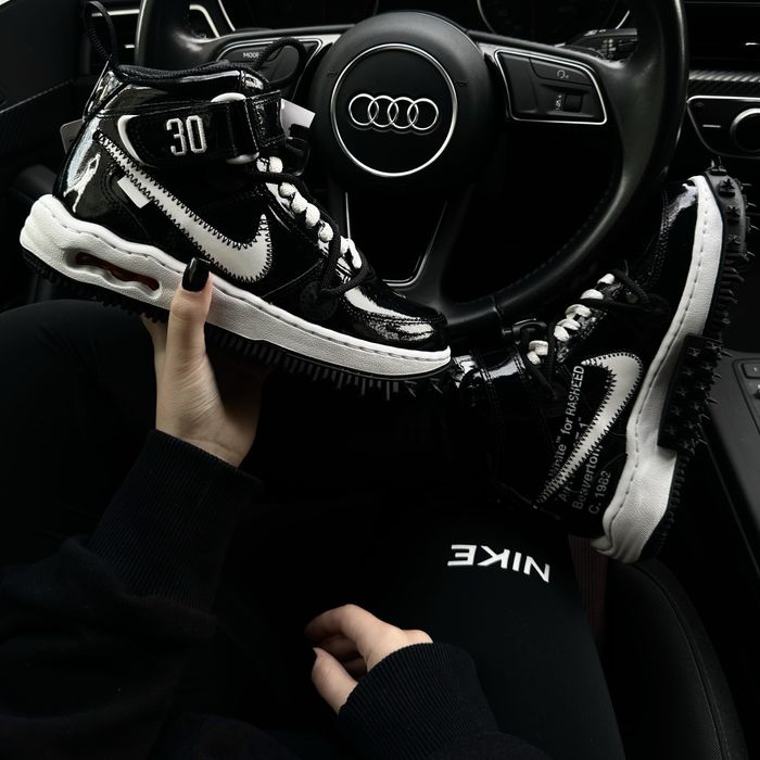 Nike Air Force 1 Mid x Off-White Black Sheed