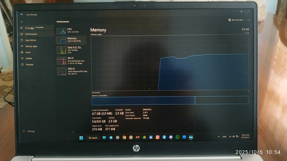 Hp-15 laptop noutbuk