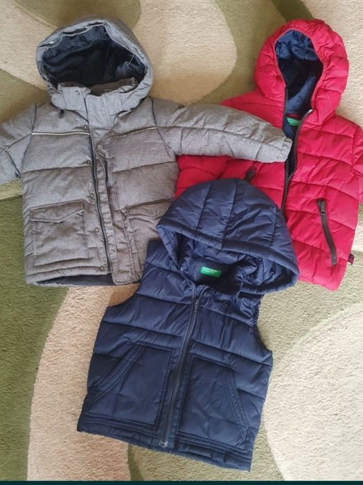 Детски зимни якета , грейка,обувки-НМ,Benetton за 3-4г. г