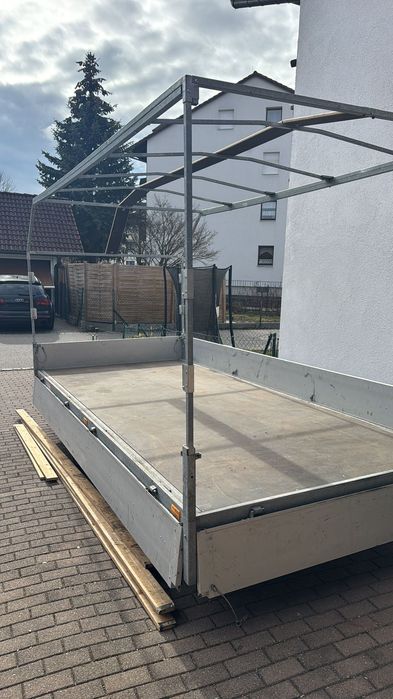 Vand remorca dublu ax cu prelata