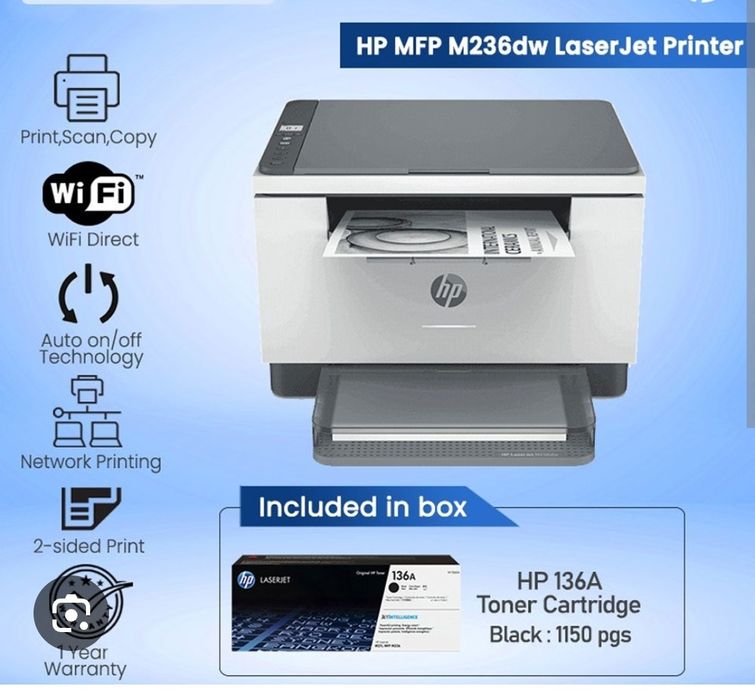 Printer HP laserjet M236dw multi function