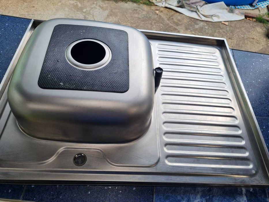 Кухненска мивка хромникел