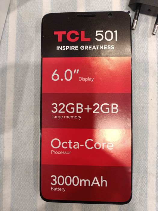 Telefon mobil TCL 501, 2GB RAM, 32GB, 4G, Prime Black