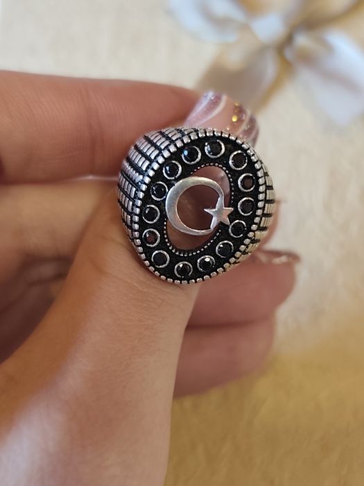 Сребърен пръстен 22мм