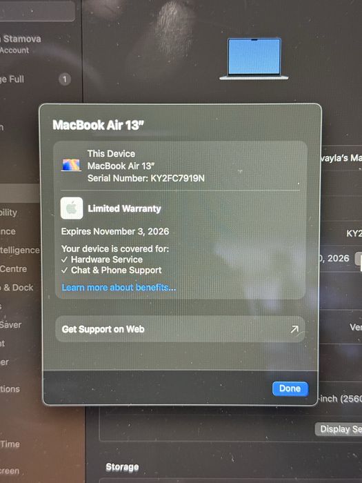 Apple Macbook air m4