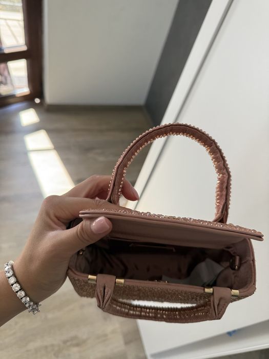 Чанта Zara с камъчета