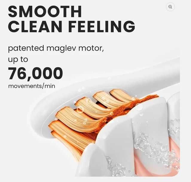 Четка за зъби Oclean Flow S, 76000 об/мин, 5 режима,