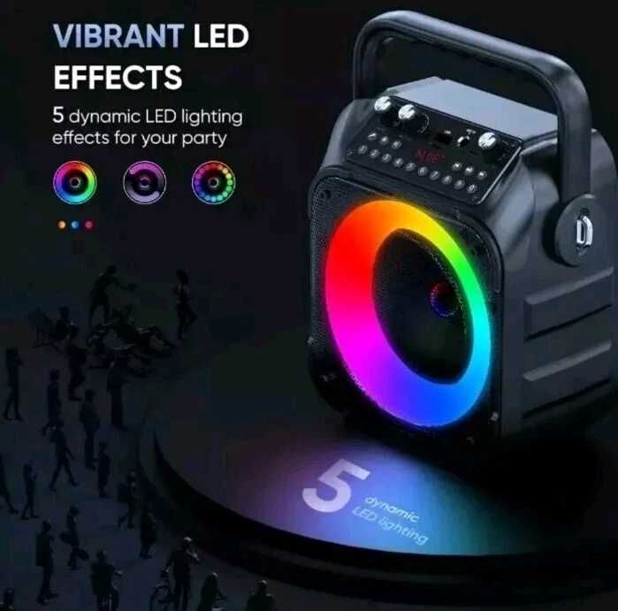 Караоке машина колона с два безжични микрофона