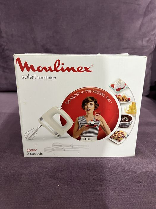 Mixer de mână Moulinex Soleil, două viteze, 200 W