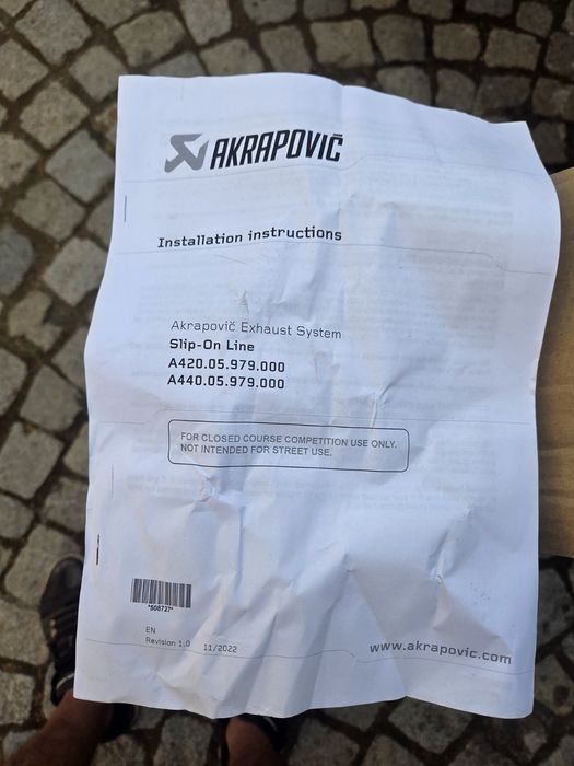 Ауспух akrapovic